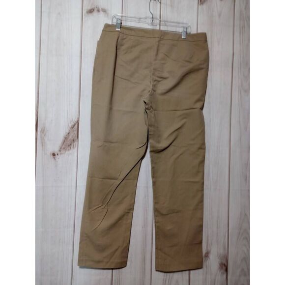 Worthington Pants Ladies 16W Tan Chino Modern Fit - Picture 2 of 7